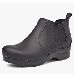 Dansko Frankie Classic Stapled Clog in Ankle Boot Style